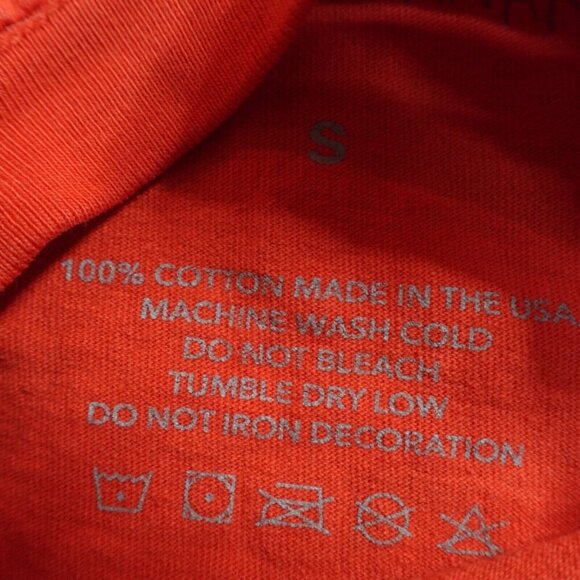 Bad Bunny Shirt Small Orange Most Wanted Tour Double Sided Official - Picture 8 of 8